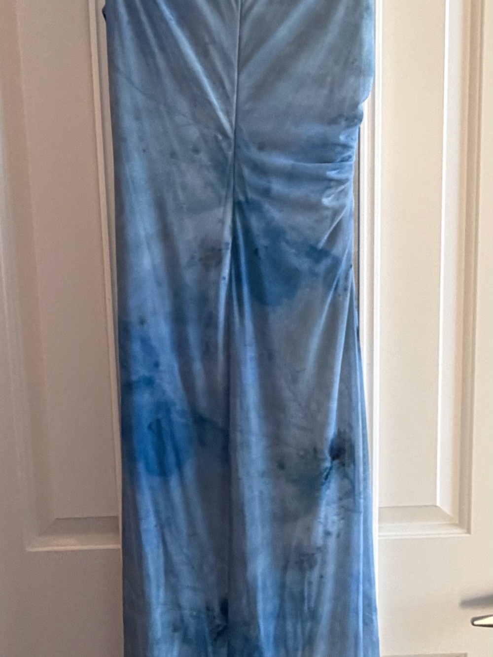 Blue Tie-Dye Midi Dress (Zara)